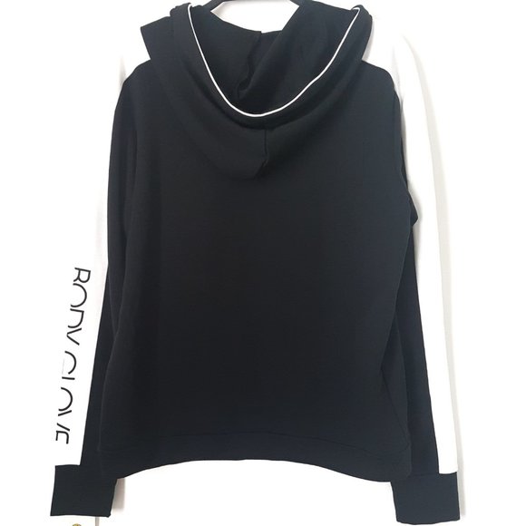 Body Glove Black Athleisure Hoodie Top, S - NWT - Picture 4 of 8
